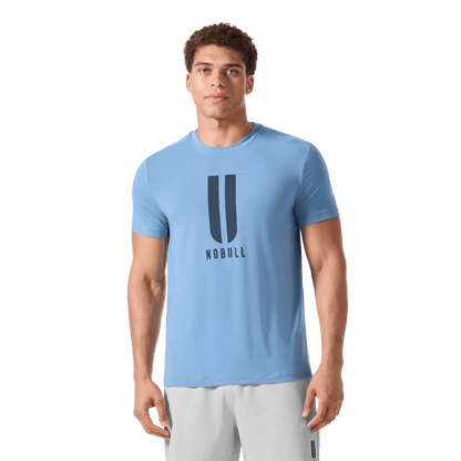 Men's Harbor U NOBULL Tee Front Waist Up Angle.