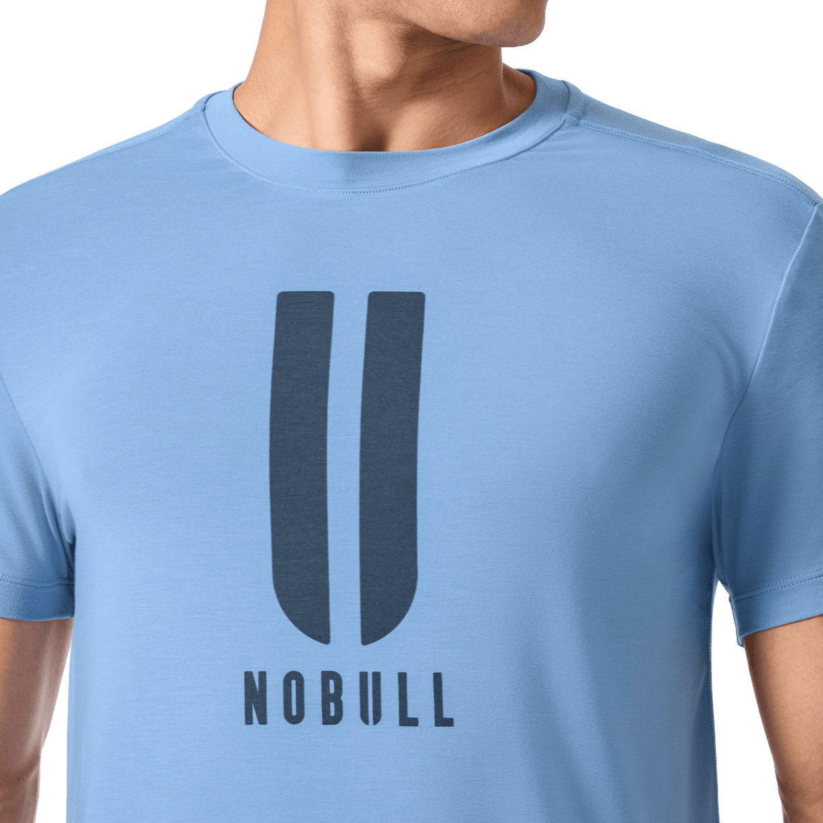 Men's Harbor U NOBULL Tee Front Detail Angle.