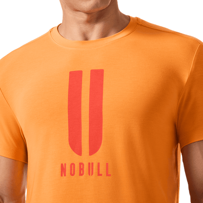 Men's Flare U NOBULL Tee Front Detail Angle.