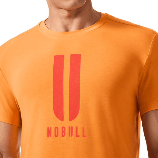 Men's Flare U NOBULL Tee Front Detail Angle.