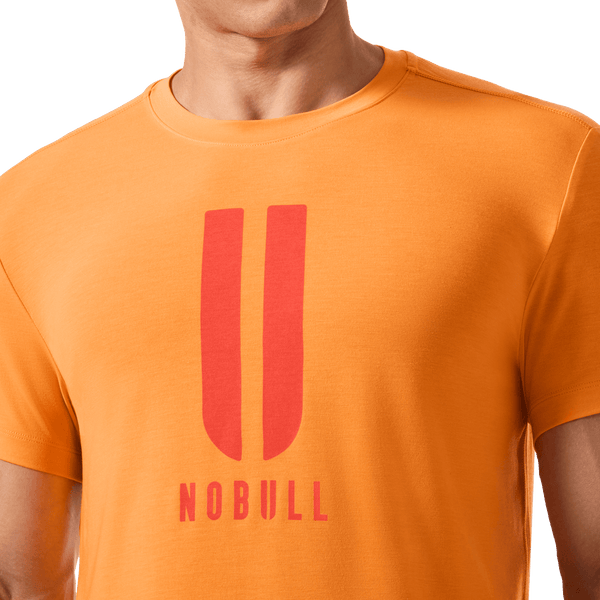 Men's Flare U NOBULL Tee Front Detail Angle.