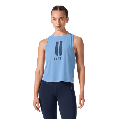 Women's Harbor U NOBULL Muscle Tank Front Waist Up Angle.