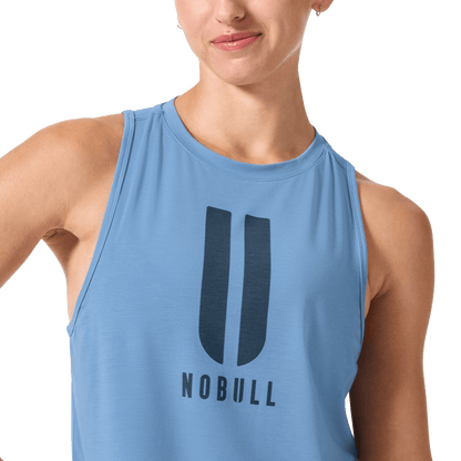 Women's Harbor U NOBULL Muscle Tank Front Detail Angle.