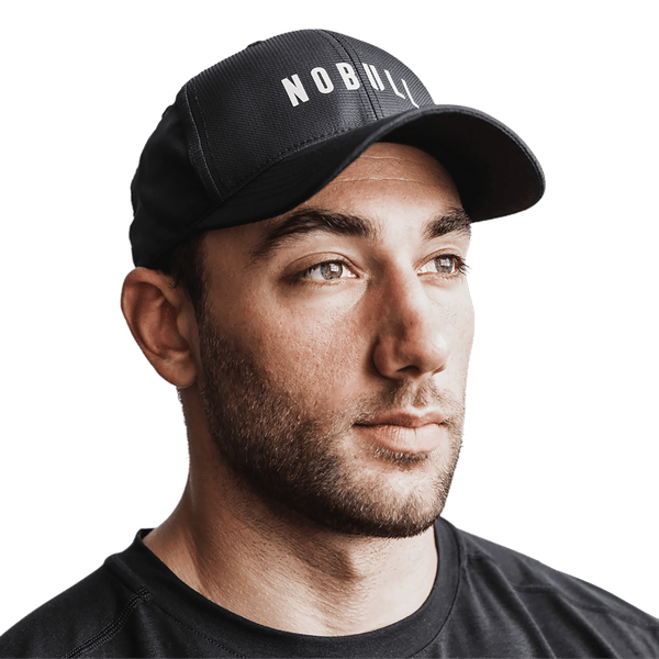 Black NOBULL Performance Hat Front Angle