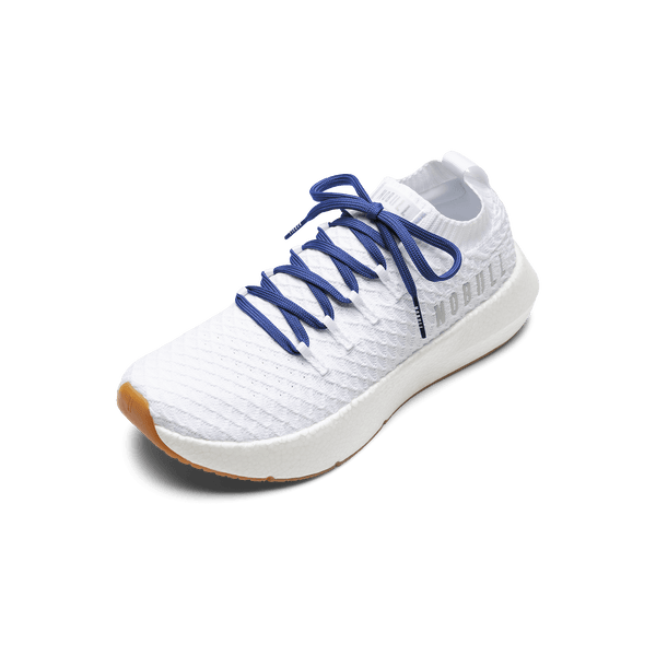 White Drive Knit Shoe with Surf Shoelaces.