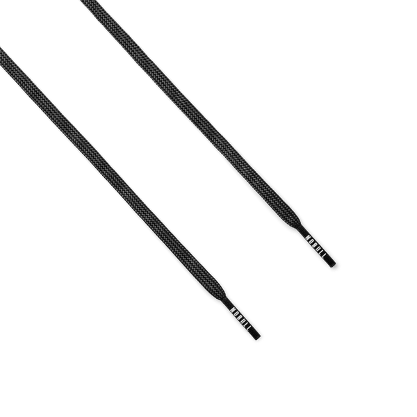 Jet Black Shoelaces.