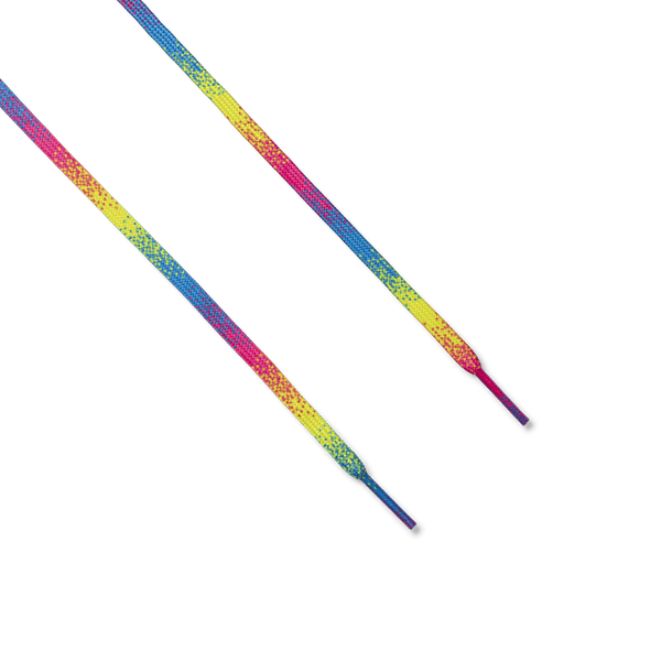 Neon Glitch Shoelaces.