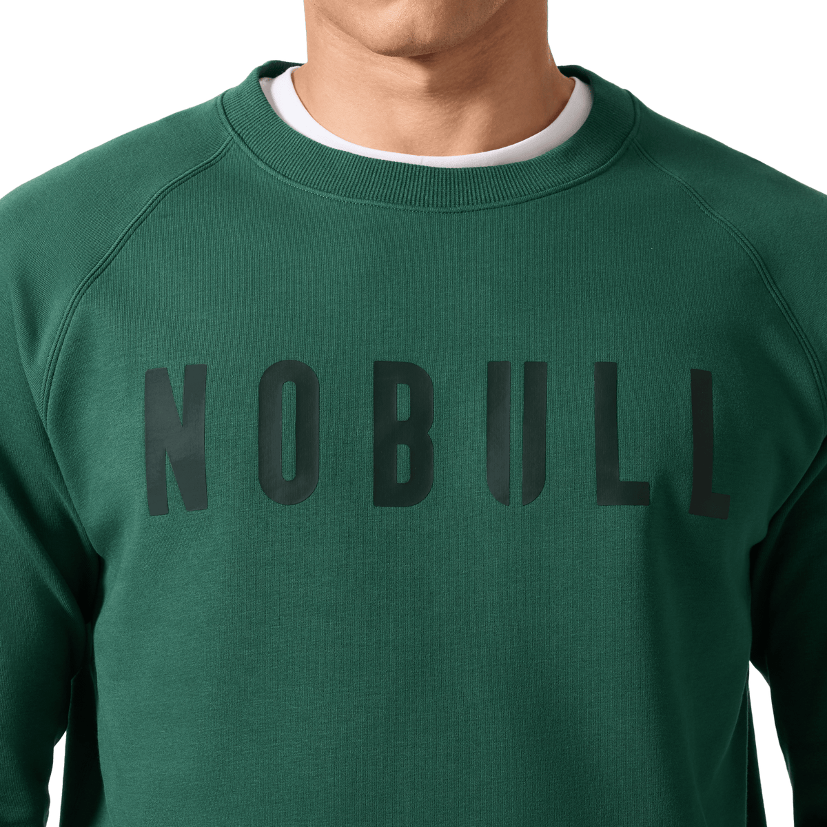 Men's Pineneedle NOBULL Crew Front Detail Angle.