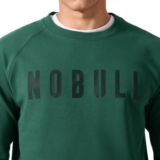 Men's Pineneedle NOBULL Crew Front Detail Angle.