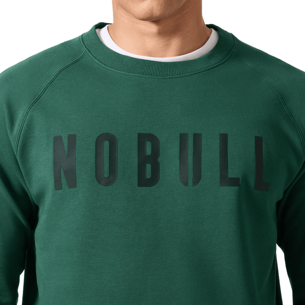Men's Pineneedle NOBULL Crew Front Detail Angle.
