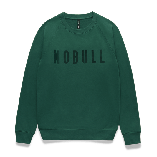 Men's Pineneedle NOBULL Crew Flat Lay Angle.
