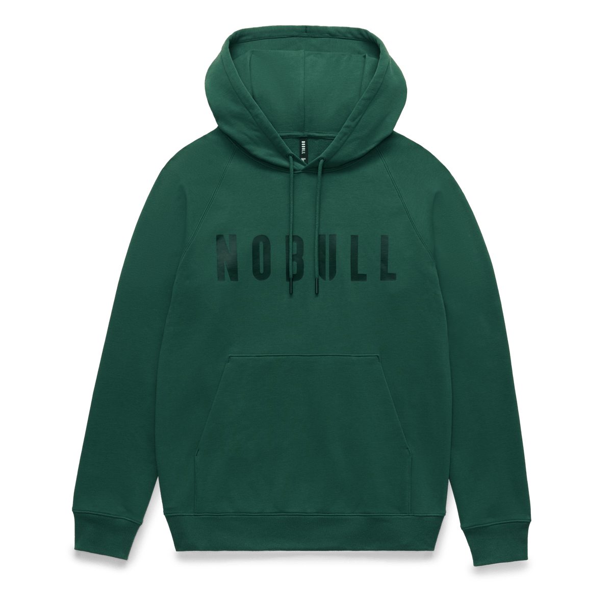 Men's Pineneedle NOBULL Hoodie Flat Lay Angle.