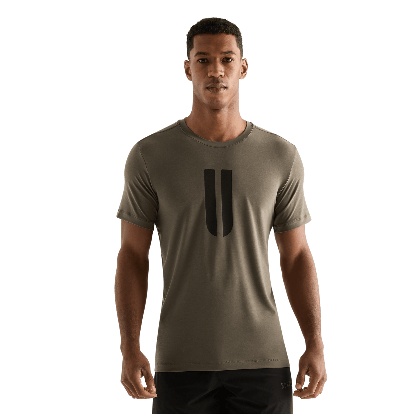 Dark Fallen Rock Men's U Tee Front Angle.