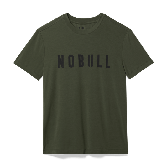 Dark Army Men's NOBULL Tee Silhouette Angle.