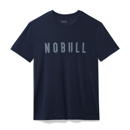Night Navy Men's NOBULL Tee Silhouette Angle.