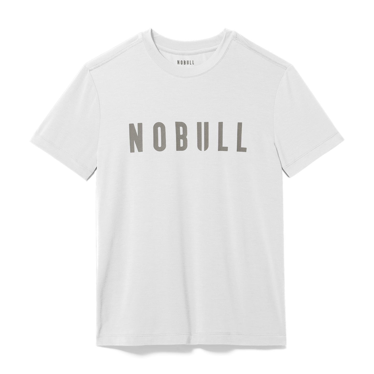 White Men's NOBULL Tee Silhouette Angle.