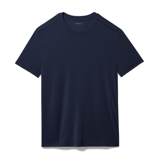 Night Navy Men's Tee Silhouette Angle.