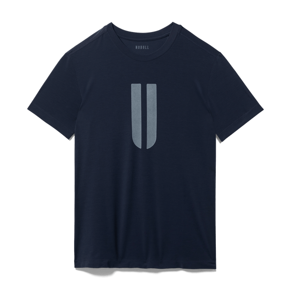 Night Navy Men's U Tee Silhouette Angle.