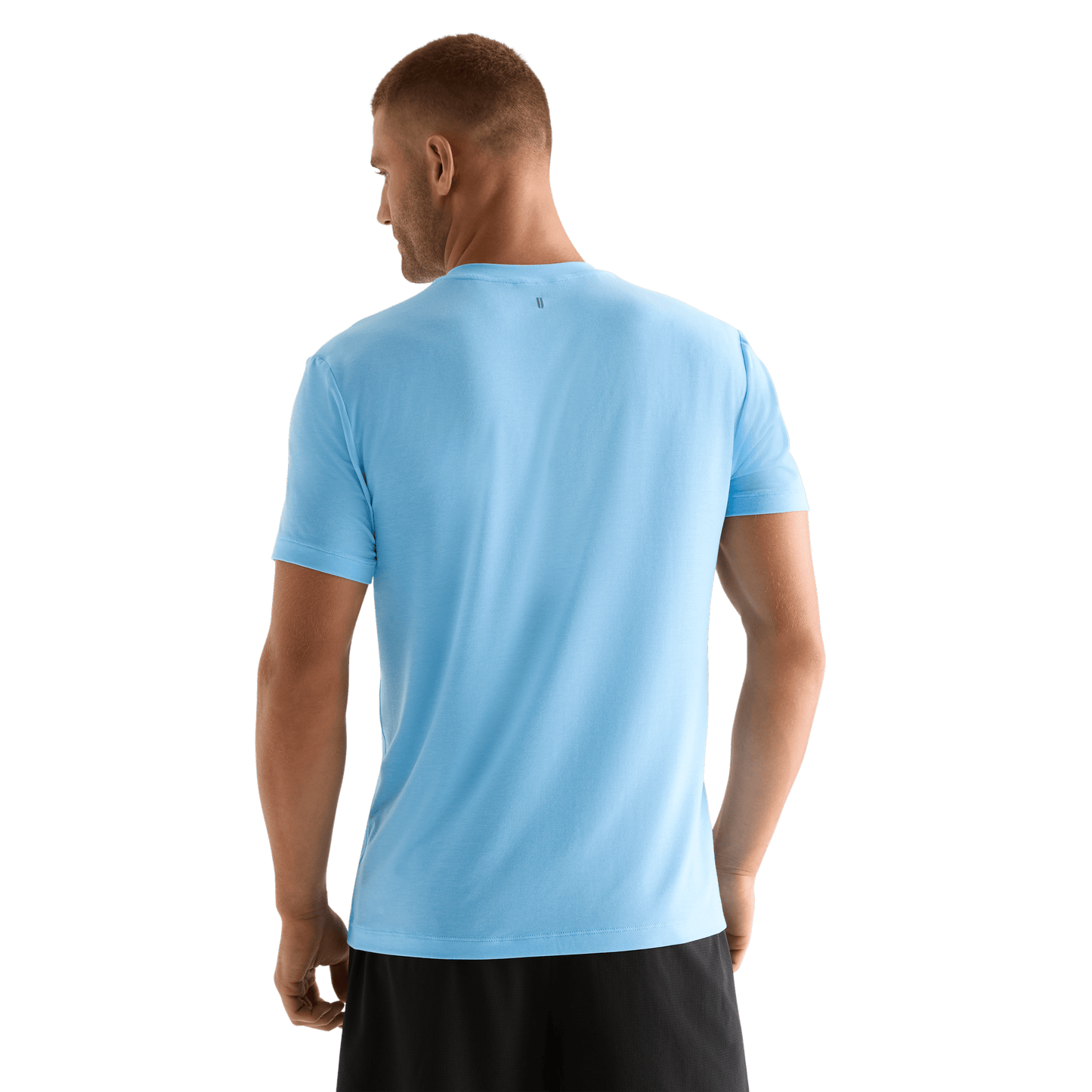 Alaskan Blue Men's NOBULL Tee Back Angle.
