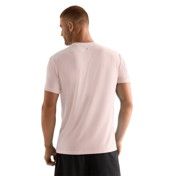 Dusty Rose Men's NOBULL Tee Back Angle.