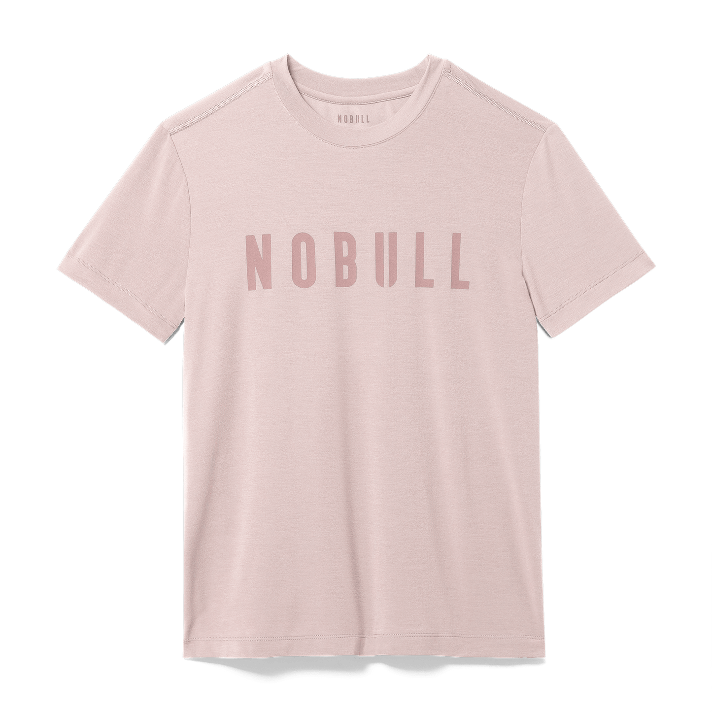 Dusty Rose Men's NOBULL Tee Silhouette Angle.