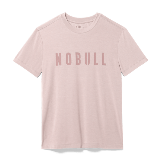 Dusty Rose Men's NOBULL Tee Silhouette Angle.