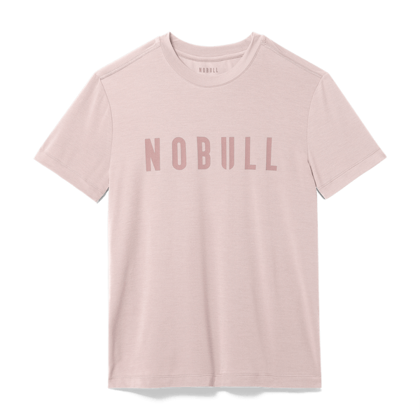 Dusty Rose Men's NOBULL Tee Silhouette Angle.