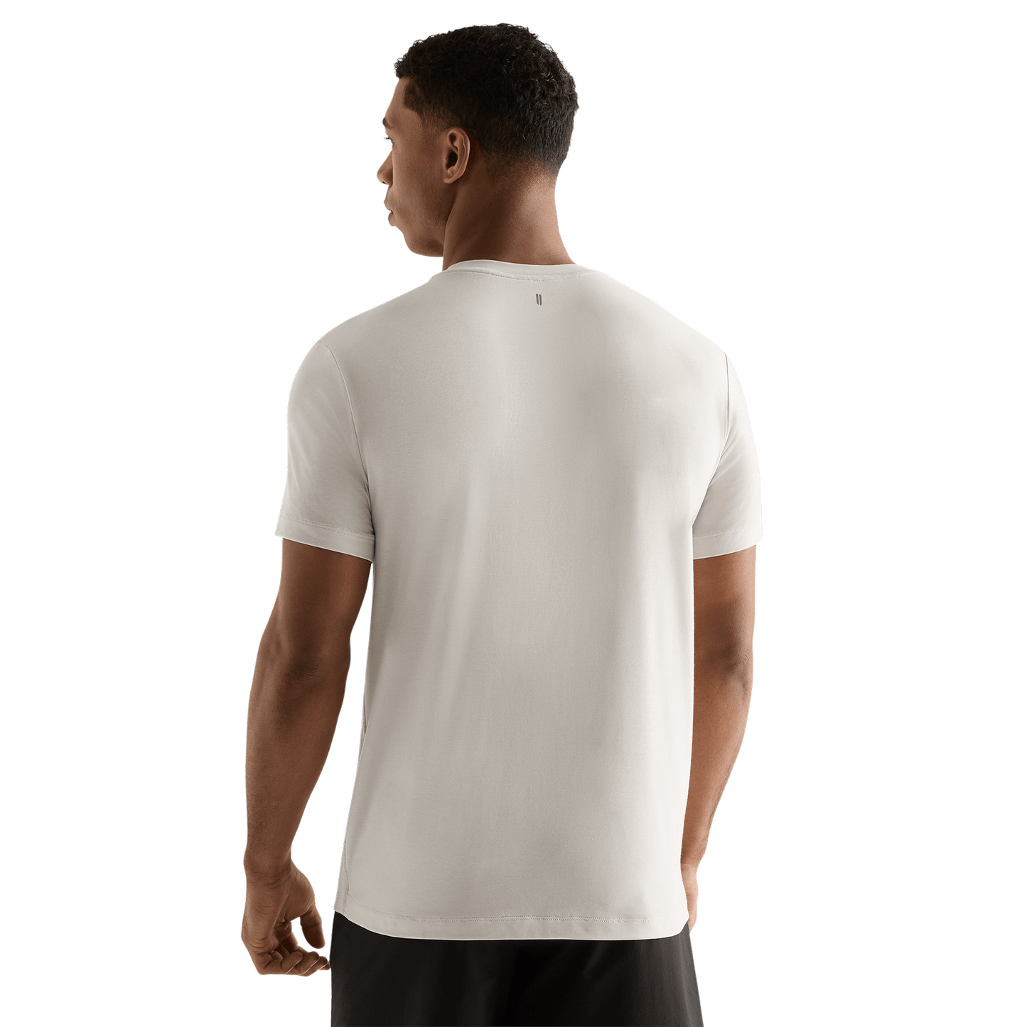 Crater Grey Men's NOBULL Tee Back Angle.