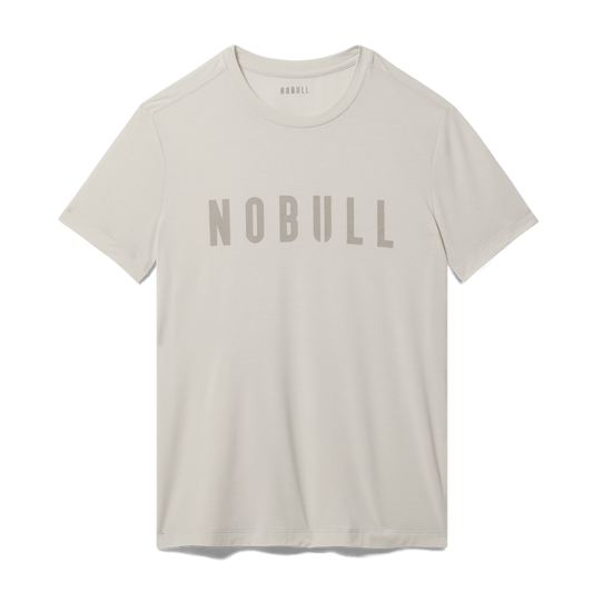 Crater Grey Men's NOBULL Tee Silhouette Angle.
