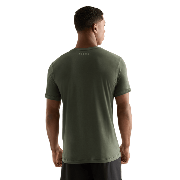 Dark Army Men's U Tee Back Angle.