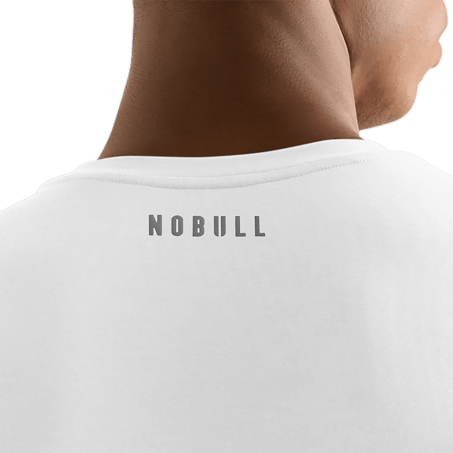 White Men's U Tee NOBULL Angle.