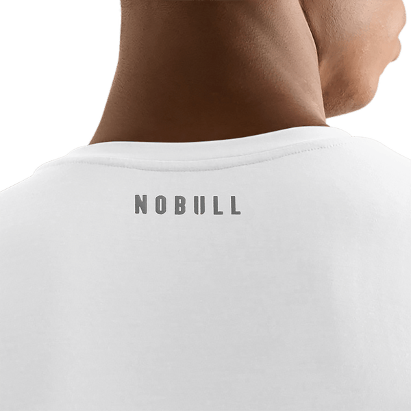 White Men's U Tee NOBULL Angle.