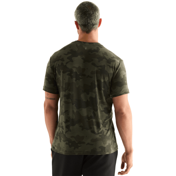 Dark Army Camo Men's Tee Back Angle.