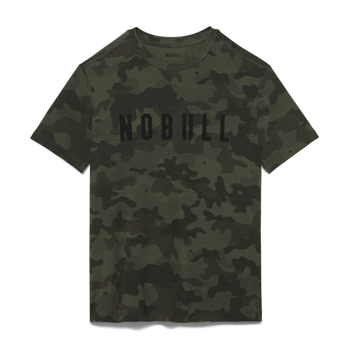 Dark Army Camo Men's Tee Silhouette Angle.
