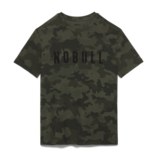 Dark Army Camo Men's Tee Silhouette Angle.