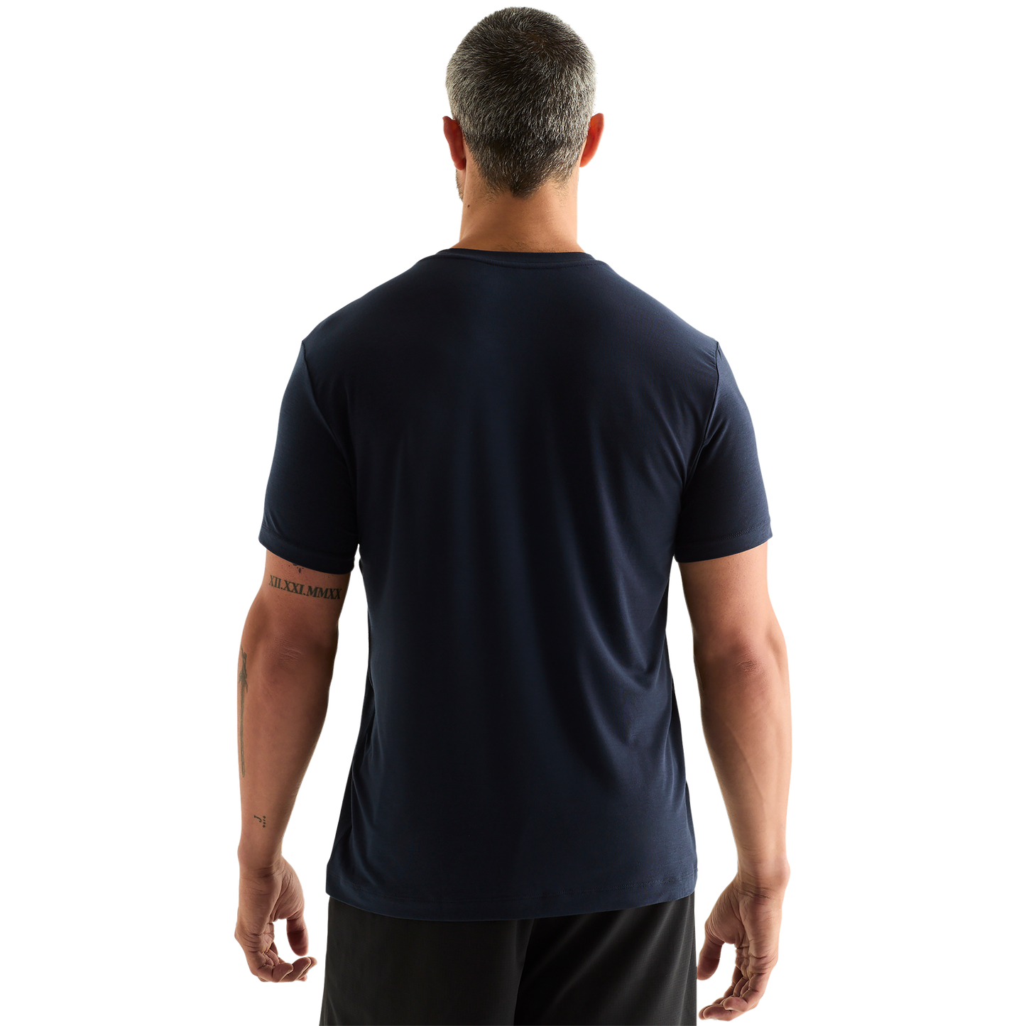Night Navy Men's Be U Tee Back Angle.