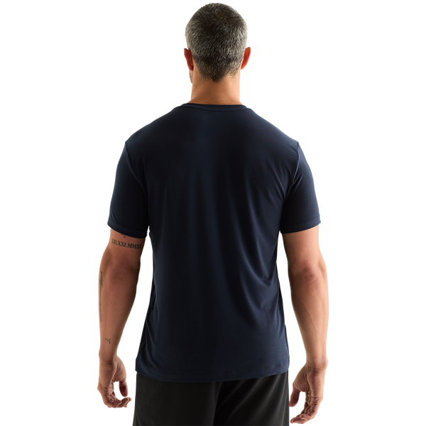 Night Navy Men's Be U Tee Back Angle.