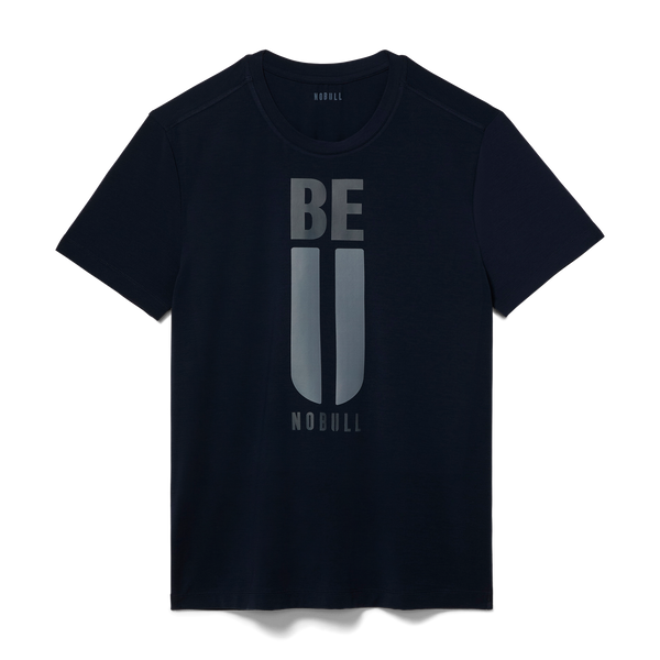 Night Navy Men's Be U Tee Silhouette Angle.