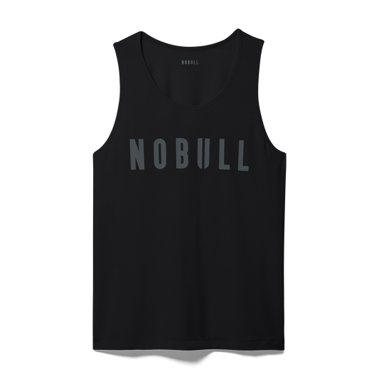 Black Men's NOBULL Tank Silhouette Angle.
