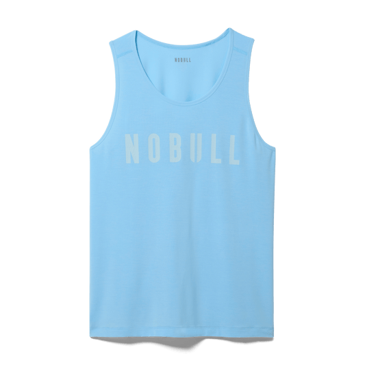 Alaskan Blue Men's NOBULL Tank Silhouette Angle.