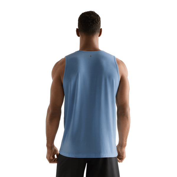 Copen Blue Men's NOBULL Tank Back Angle.