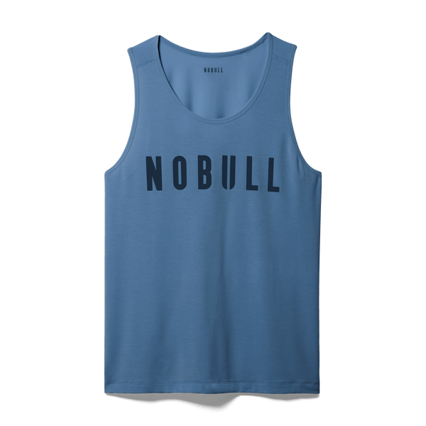 Copen Blue Men's NOBULL Tank Silhouette Angle.