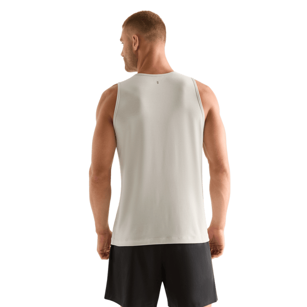Crater Grey Men's NOBULL Tank Back Angle.
