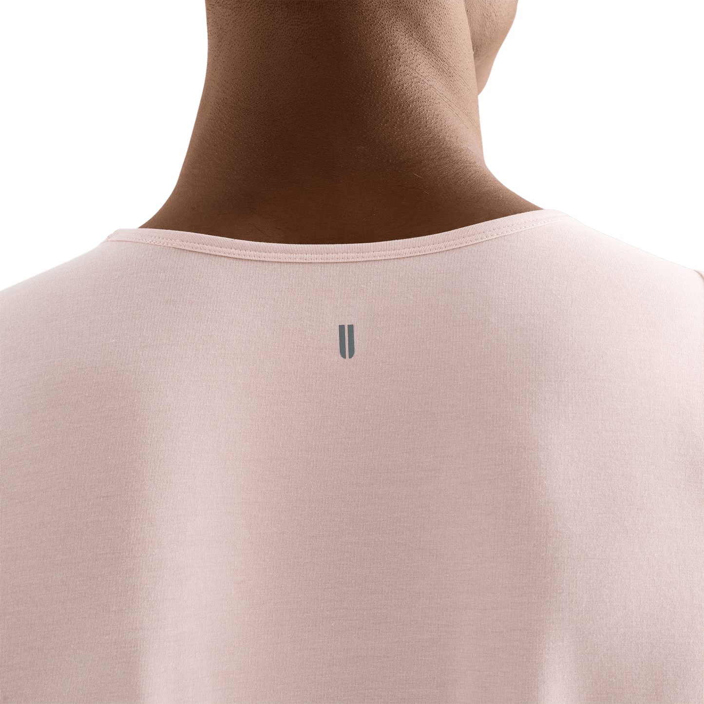 Dusty Rose Men's NOBULL Tank U Logo Angle.