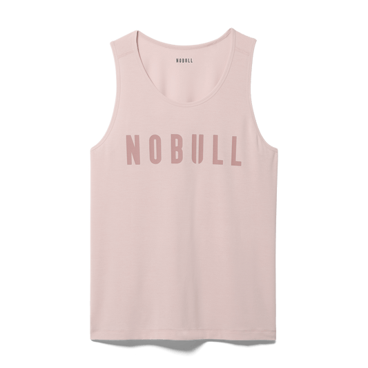 Dusty Rose Men's NOBULL Tank Silhouette Angle.