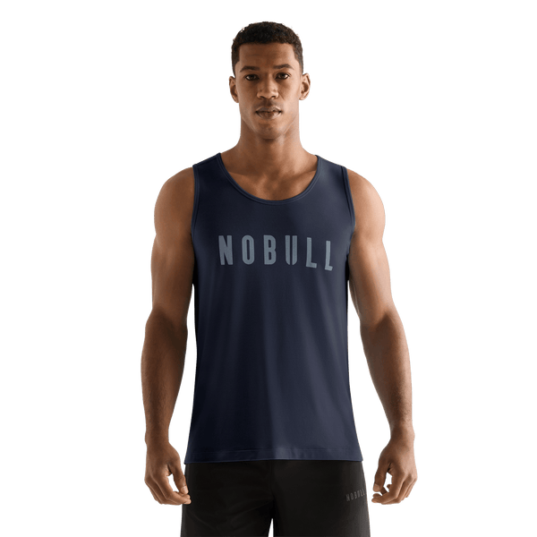 Night Navy Men's NOBULL Tank Front Angle.