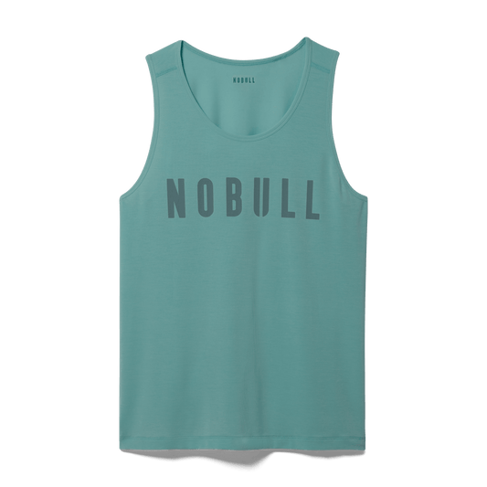 Oil Blue Men's NOBULL Tank Silhouette Angle.