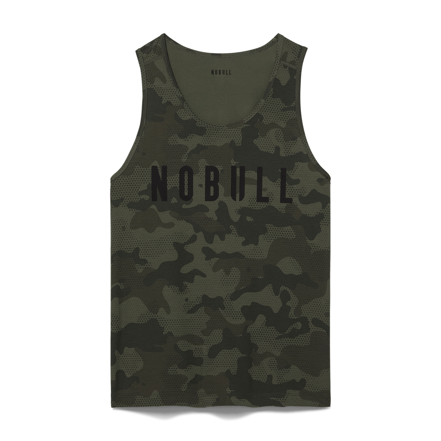 Dark Army Camo Men's NOBULL Tank Silhouette Angle.