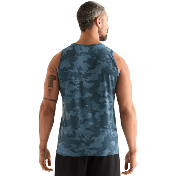 Coastal Blue Camo Men's Tank Back Angle.