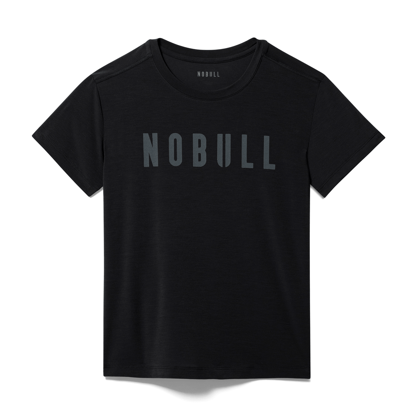Black Women's NOBULL Tee Silhouette Angle.